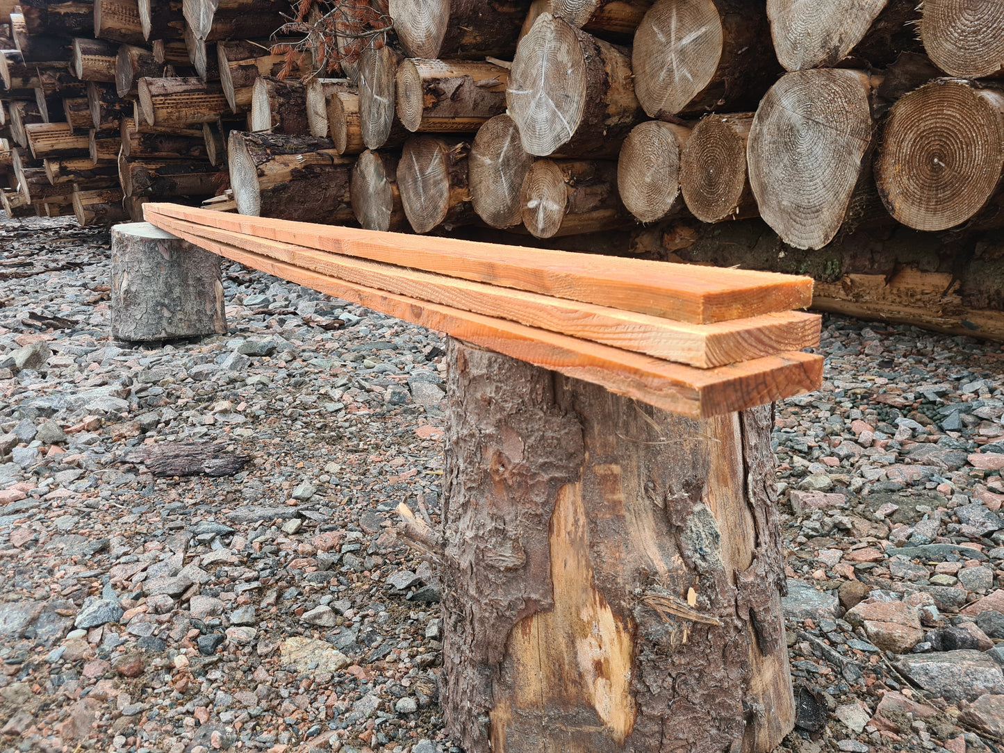 Larch cladding boards 100 x 19