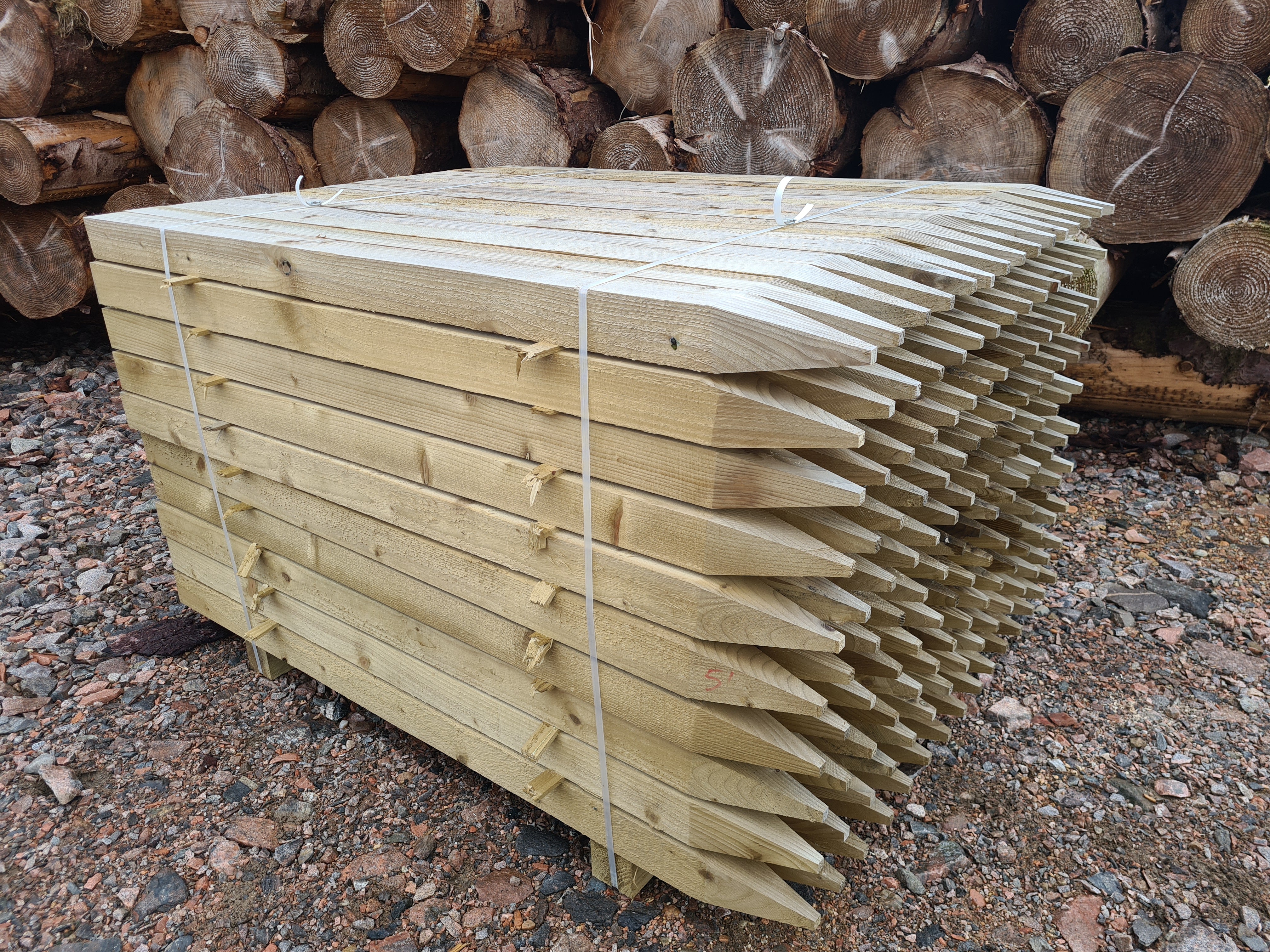 Canted Posts Pointed Posts – GMG Energy